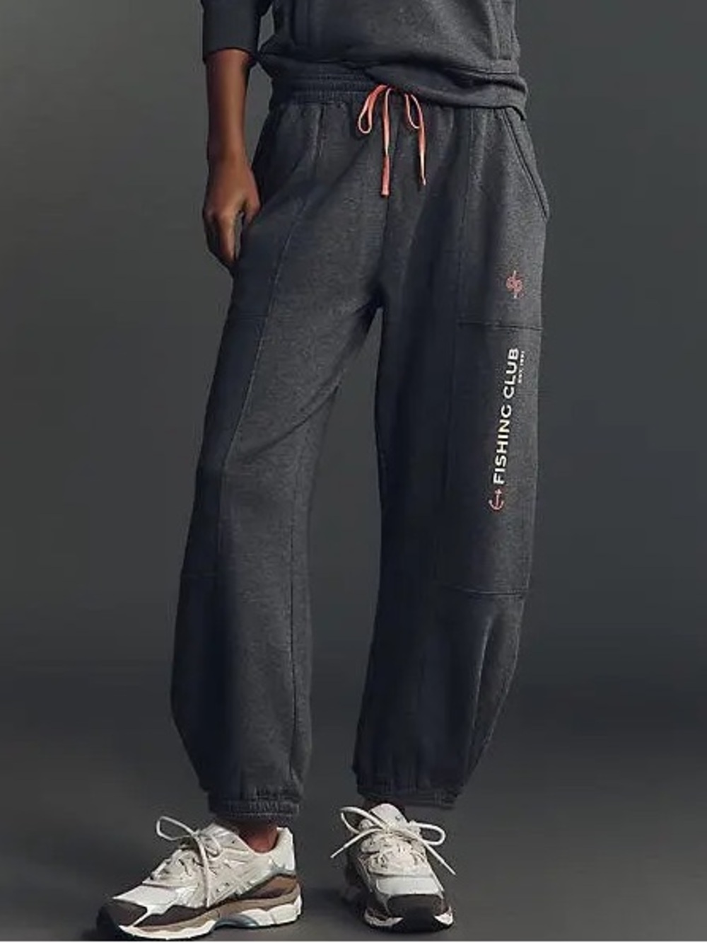 Daily Practice Anthropologie Knit Fleece Trousers Fishing Club Baggy Small